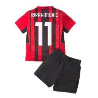 Fotbollströja AC Milan Ibrahimović 11 Barn Hemma tröjor 2021-2022