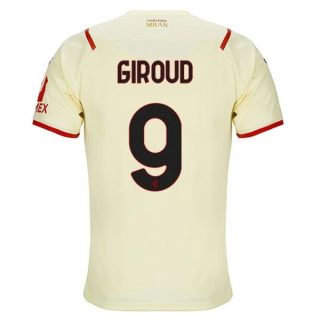 matchtröjor fotboll AC Milan Giroud 9 Borta tröja 2021-2022 – Kortärmad