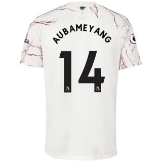 Fotbollströja Arsenal Aubameyang 14 Borta tröjor 2020-2021