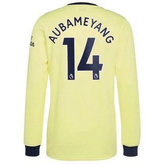 matchtröjor fotboll matchtröjor fotboll Arsenal Aubameyang 14 Borta tröja 2021-2022 – Långärmad