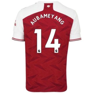 Fotbollströja Arsenal Aubameyang 14 Hemma tröjor 2020-2021