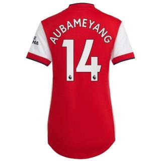 Fotbollströja Arsenal Aubameyang 14 Hemma tröjor Dam 2021-2022