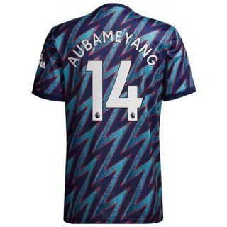 matchtröjor fotboll Arsenal Aubameyang 14 Tredje tröja 2021-2022 – Kortärmad