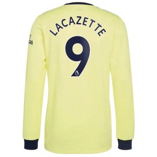 matchtröjor fotboll Arsenal Lacazette 9 Borta tröja 2021-2022 – Långärmad