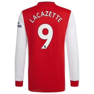 matchtröjor fotboll Arsenal Lacazette 9 Hemma tröja 2021-2022 – Långärmad