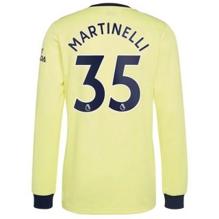 matchtröjor fotboll Arsenal Martinelli 35 Borta tröja 2021-2022 – Långärmad