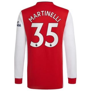 matchtröjor fotboll Arsenal Martinelli 35 Hemma tröja 2021-2022 – Långärmad
