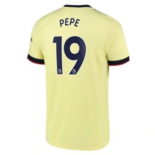 matchtröjor fotboll Arsenal Pepe 19 Borta tröja 2021-2022 – Kortärmad