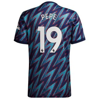 matchtröjor fotboll Arsenal Pepe 19 Tredje tröja 2021-2022 – Kortärmad
