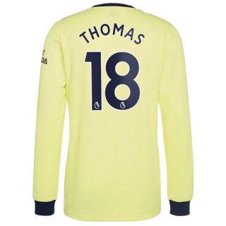 matchtröjor fotboll Arsenal Thomas 18 Borta tröja 2021-2022 – Långärmad