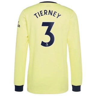 matchtröjor fotboll Arsenal Tierney 3 Borta tröja 2021-2022 – Långärmad