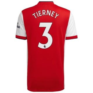 matchtröjor fotboll Arsenal Tierney 3 Hemma tröja 2021-2022 – Kortärmad