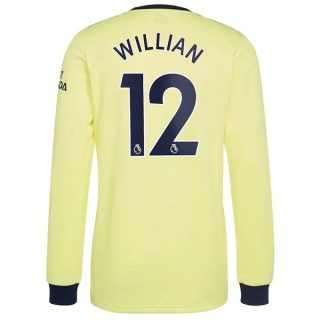 matchtröjor fotboll Arsenal Willian 12 Borta tröja 2021-2022 – Långärmad