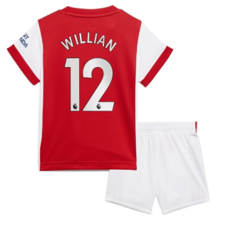 Fotbollströjor Arsenal Willian 12 Barn Hemma tröja 2021-2022 – Fotbollströja
