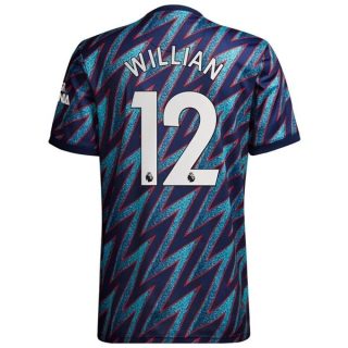 matchtröjor fotboll Arsenal Willian 12 Tredje tröja 2021-2022 – Kortärmad
