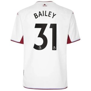 matchtröjor fotboll Aston Villa Bailey 31 Borta tröja 2021-2022 – Kortärmad