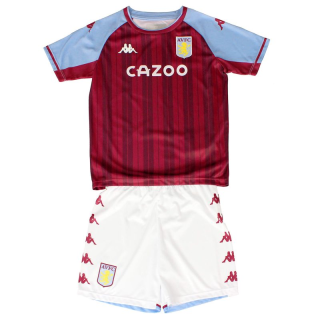 Fotbollströjor Aston Villa Barn Hemma tröja 2021-2022 – Fotbollströja