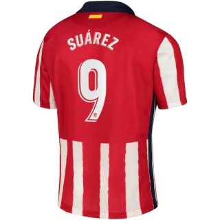 Fotbollströja Atlético Madrid Suárez 9 Hemma tröjor 2020-2021