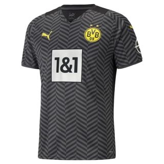 matchtröjor fotboll BVB Borussia Dortmund Borta tröja 2021-2022 – Kortärmad
