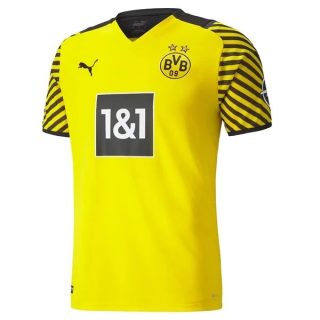 matchtröjor fotboll BVB Borussia Dortmund Hemma tröja 2021-2022 – Kortärmad