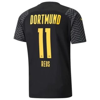 matchtröjor fotboll BVB Borussia Dortmund Reus 11 Borta tröja 2021-2022 – Kortärmad