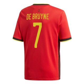 Fotbollströja Belgien De Bruyne 7 Hemma tröjor