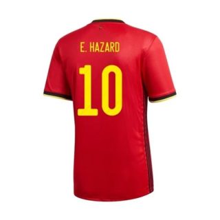 matchtröjor fotboll Belgien E.Hazard 10 Hemma tröja 2021 – Kortärmad