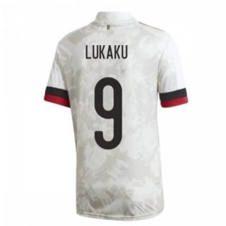 matchtröjor fotboll Belgien Lukaku 9 Borta tröja 2021 – Kortärmad