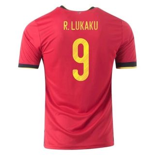 matchtröjor fotboll Belgien R.Lukaku 9 Hemma tröja 2021 – Kortärmad