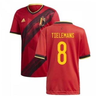 matchtröjor fotboll Belgien Tielemans 8 Hemma tröja 2021 – Kortärmad