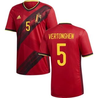 matchtröjor fotboll Belgien Vertonghen 5 Hemma tröja 2021 – Kortärmad