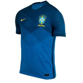 matchtröjor fotboll Brasilien Borta tröja 2020 2021 – Kortärmad
