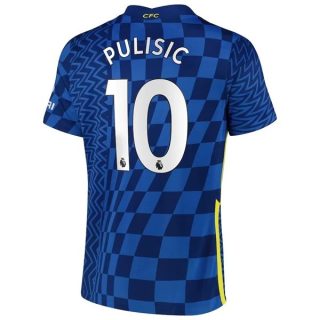 matchtröjor fotboll Chelsea Pulisic 10 Hemma tröja 2021-2022 – Kortärmad