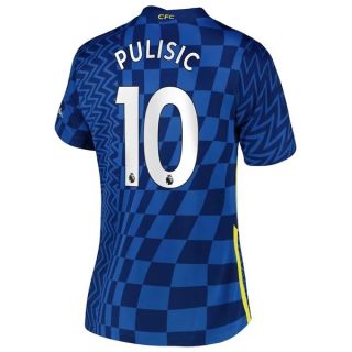 Chelsea Pulisic 10 Hemma tröja Dam 2021-2022 – fotbollströjor