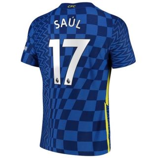 matchtröjor fotboll Chelsea Saúl 17 Hemma tröja 2021-2022 – Kortärmad