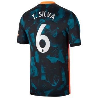 matchtröjor fotboll Chelsea T.Silva 6 Tredje tröja 2021-2022 – Kortärmad