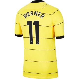 matchtröjor fotboll Chelsea Werner 11 Borta tröja 2021-2022 – Kortärmad