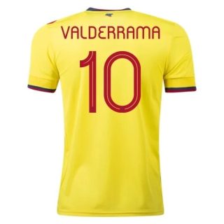 matchtröjor fotboll Colombia Valderrama 10 Hemma tröja 2021 – Kortärmad