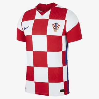 matchtröjor fotboll Kroatien Hemma tröja 2021 – Kortärmad