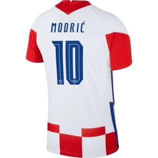 matchtröjor fotboll Kroatien Modrić 10 Hemma tröja 2021 – Kortärmad