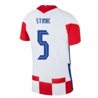 matchtröjor fotboll Kroatien Stimac 5 Hemma tröja 2021 – Kortärmad