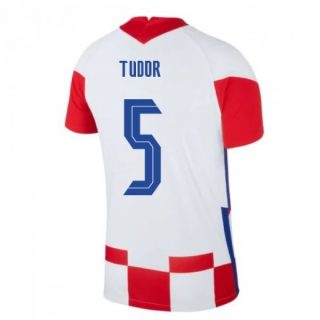 matchtröjor fotboll Kroatien Tudor 5 Hemma tröja 2021 – Kortärmad