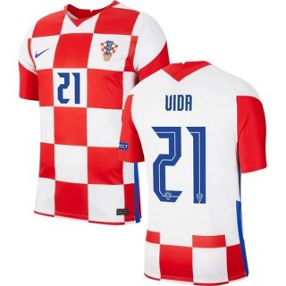 matchtröjor fotboll Kroatien Vida 21 Hemma tröja 2021 – Kortärmad