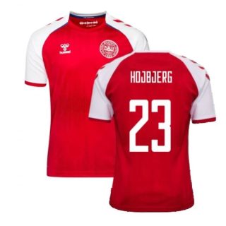 matchtröjor fotboll Danmark Hojbjerg 23 Hemma tröja 2021 – Kortärmad