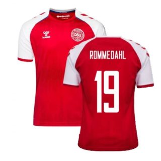 matchtröjor fotboll Danmark Rommedahl 19 Hemma tröja 2021 – Kortärmad
