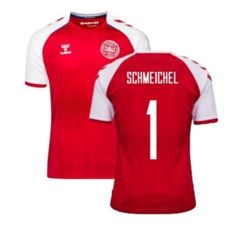 matchtröjor fotboll Danmark Schmeichel 1 Hemma tröja 2021 – Kortärmad