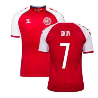 matchtröjor fotboll Danmark Skov 7 Hemma tröja 2021 – Kortärmad