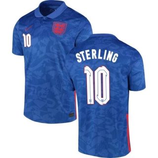 Fotbollströja England Sterling 10 Borta tröjor 2020-2021