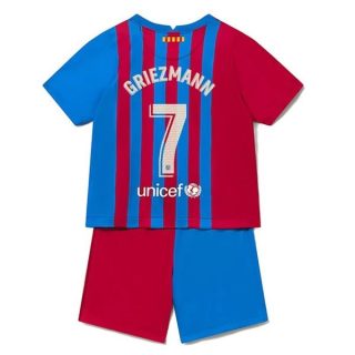 Fotbollströjor FC Barcelona Griezmann 7 Barn Hemma tröja 2021-2022 – Fotbollströja