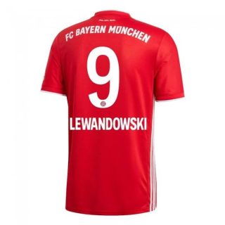 Fotbollströja FC Bayern München Lewandowski 9 Hemma tröjor 2020-2021
